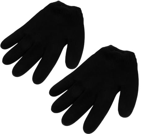 WOONEKY Guanti Idratanti in Gel Per Mani Secche e Screpolate Trattamento Esfoliante e Schiarente Riutilizzabili Per Uso Notturno e Cura Quotidiana Morbidi e Confortevoli Per Liscia e
