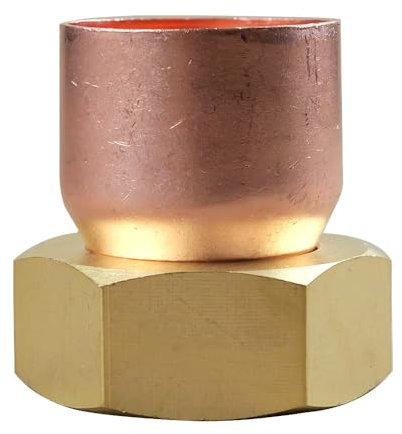 IBP Bänninger - Raccord Cuivre à souder - Douille droite écrou prisonnier 359 GCL Femelle 1(26/34) - Tube Cuivre Ø28