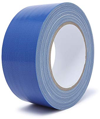 gws Premium Gewebeband1 Rolle Blau, Panzertape mit exzellenter Klebkraft, UV-beständig, wasserfestes Packatape, 80 Mesh-Gewebe, Gewebeklebeband zur vielseitigen Anwendung, 25 m x 50 mm