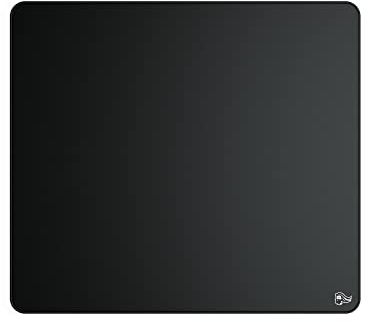 GLORIOUS Gaming Alfombrilla Elements Fire - Superficie de Tela híbrida para precisión, Velocidad y Control, Bordes cosidos, Base Antideslizante, Superficie laminada, Fire (430 x 380 x 3 mm) - Negro