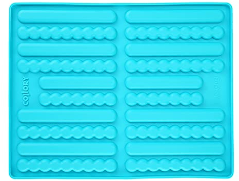 Collory® Silikon Backmatte Hundekekse Sticks (16 cm), Knabberstangen, Kaustangen als Hundesnack, Riegel, Backform Müsli Riegel, Snack für Mensch und Tier
