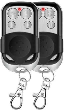 2 for LiftMaster Chamberlain Sears Craftsman Universal Garage Door Opener Remote, 893MAX 893LM Keychain, 3-Year-Warranty