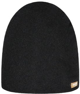 Barts Uni Beanie mit Kaschmir Mütze Wintermütze Damen/Herren - Winter Herbst-Winter - One Size schwarz