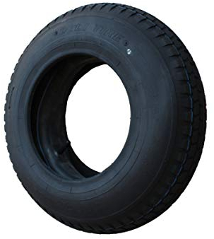 Set Reifen+Schlauch 400x100 4.80/4.00-8 Stollen Profil PR4-Lagen Tragfähigkeit 305 kg