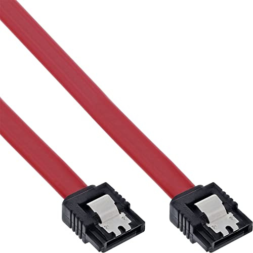 InLine 12934 Cavo SATA, Rosso