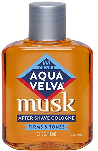 Special Pack of 5 AQUA VELVA AFTER SHAVE MUSK 3.5 oz