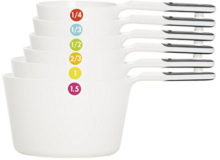 OXO Good Grips 7-Piece Measuring Cup Set with Odd Size 1.5 Cup