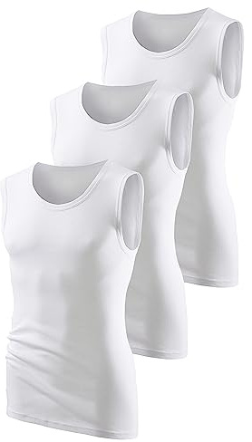 H.I.S Herren Muscleshirt Feinripp Muscleshirts im 3er Pack –