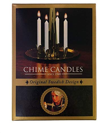 Angel Chime Candles – 20 White Candles for Original Swedish Angel Chimes