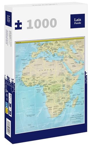 Lais Puzzle Landkarte Afrika 1000 Teile