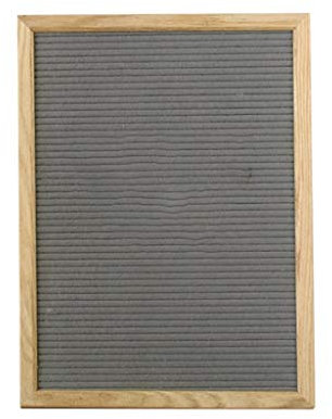 Tubayia DIY Filz Letterboard Buchstaben Tafel Buchstabenbrett Buchstabentafel für Zuhause, Büro (Grau)