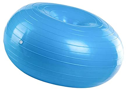 Baoblaze Fitnessball Unterstützung Rhythmic Strength Yoga Ball Pilates Donut Balance für, Blaues B