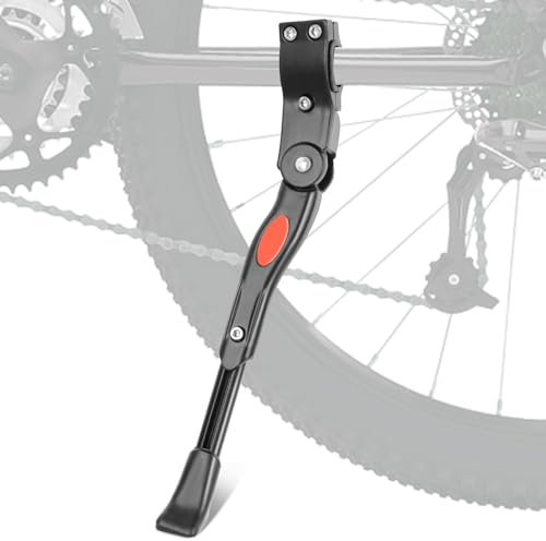 talifoca Fahrradständer,Verstellbarer Fahrradständer aus Aluminiumlegierung,Fahrradseitenständer,höhenverstellbar mit rutschfestem Gummifuß