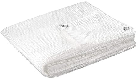 NG NICCOLAI TELO OCCHIELLATO E RETINATO TRASPARENTE CON TRAMA BIANCA VARIE MISURE (1,9X3,5 mt)