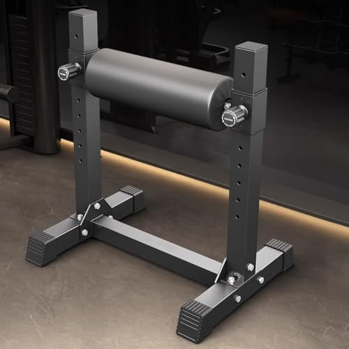 MegLob Deluxe Heavy Duty Split Squat Stand, enkelben squat rulle för höft- och benträning, en ben squat rulle, 9 växel justerbar enkelben squat rulle, lägre kroppsövning specialmaskin