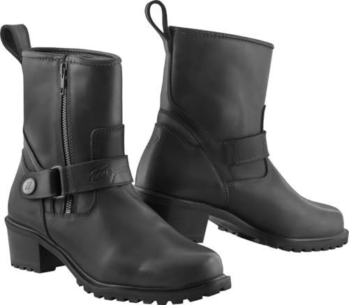 Bogotto Valencia wasserdichte Damen Motorrad Stiefel, schwarz, 40