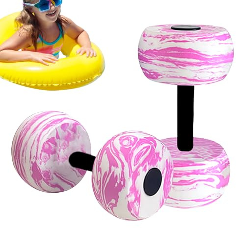 Dranng Acquagym | Coppia Di Manubri Da Piscina,Attrezzatura Per Allenamento Di Per Bambini, Adulti E Anziani Per Nuoto, Viaggi E Spa