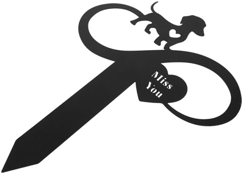 jojofuny Piquet Commémoratif pour Chien Plaque Funéraire Étanche pour Animaux De Compagnie Décoration De Jardin Extérieur Plaque Commémorative De Jardin pour Chien Stèle Funéraire pour Anim