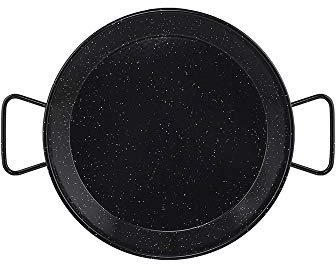 Metaltex - Poêle à paella en acier émaillé 5 portions 32 cm