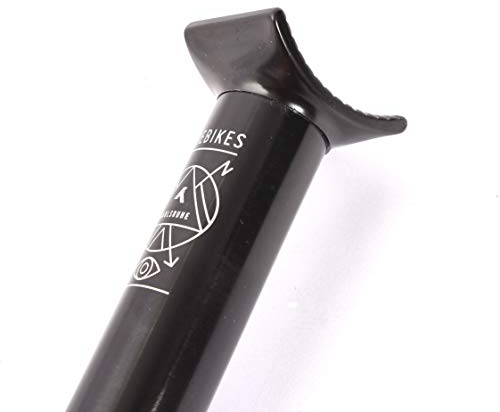 KHE Pivotal BMX Seat Post 360mm 25.4mm Aluminium, Only 218g, Black