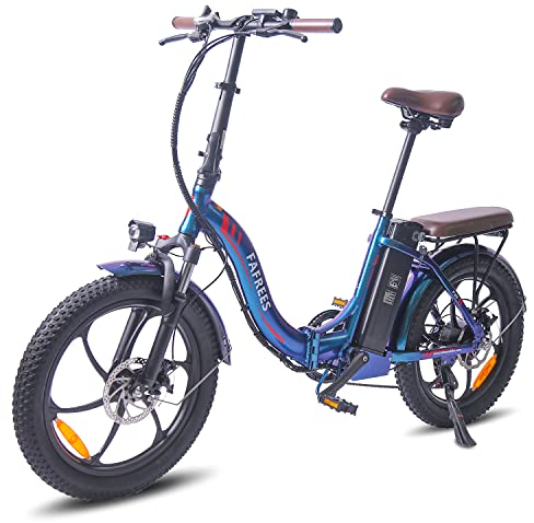 Fafrees F20 Pro [Oficial] Fat Bike 20 Pulgadas con batería de 36 V 18 Ah, Citybike Mujer Bicicleta Eléctrica Plegable 250 W E Bike Hombre 150 kg, máx. 25 km/h Bicicleta de montaña