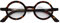 LONDON MOLE® Moley lunettes de lecture | Lecteurs ronds sympas | Homme femme unisexe | Charnières à ressort