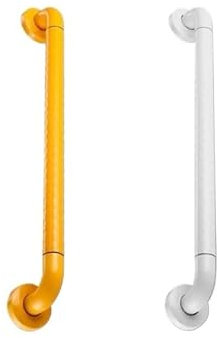 Barras de agarre de baño para ancianos, asas de ducha resistentes y ayudas para bañeras, inodoros y cocinas, asas de agarre para ayudar a entrar y salir de la bañera (blanco)