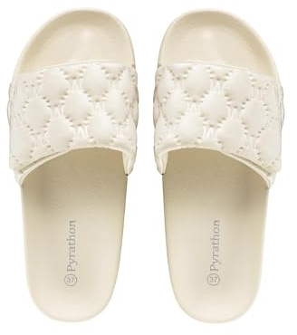 Pyrathon Womens Slides Adjustable Flip Flops Slipper 4-7UK | Lightweight Adjustable Buckle Strap