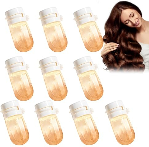 Huile Capillaire Parfumée Mini, Huile Capillaire Nourrissante Et Brillante À L'avocat, Huile Capillaire Naturelle Parfumée À La Noix De Macadamia, Pour Cheveux Crépus,Abîmés (Bois caramel)