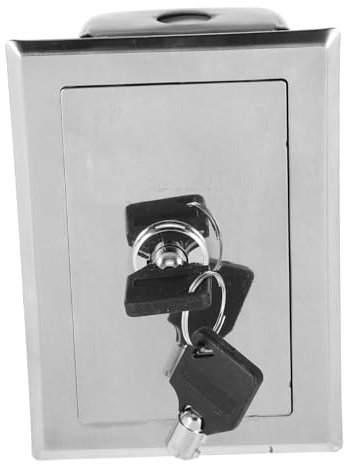 STOBOK Button Switch Box Roller Shutter Door Switch Lock with Security Features