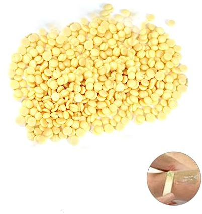 GANAZONO Perlas De Cera Dura Para Depilación Sin Tiras 100 g Tamaño Pequeño Fórmula Indolora Apta Para Todo Tipo De Piel Uso Corporal y Facial