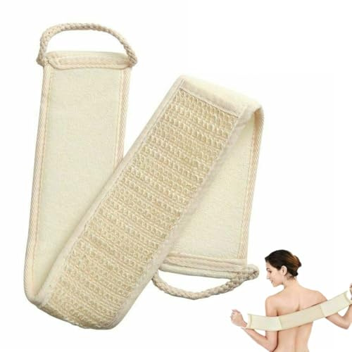 WUYJI Luffe da bagno,Una spugna di luffa esfoliante naturale, una spugna di luffa massaggiante per la schiena, adatta per il bagno e la doccia.
