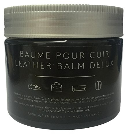 Famaco Leather Balm Care Cream - Leather Furniture Cream - 300 Black - 250ml