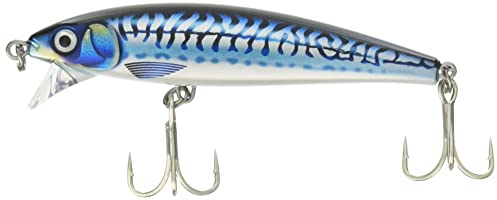 Rapala - X-Rap Magnum Cast Angelköder - Angelzubehör - Salzwasser Spinnköder für Friedfische und Raubfische - Lauftiefe 1.2-1.5m - Fischköder 10cm, 42g - Hergestellt in Estland - Silver Blue Mackerel
