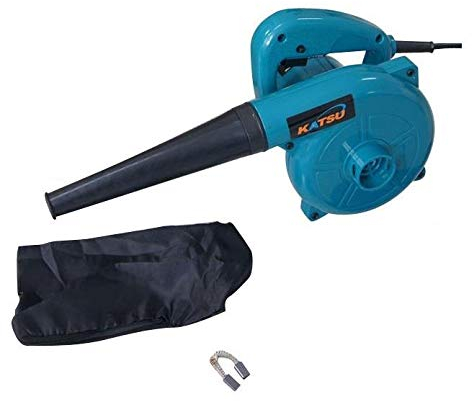 KATSU Soplador de Hojas de Polvo Eléctrico 500W Soplador de Aire para PC, Hogar Jardín, Cuidado del Césped, Aspirar Hojas, Limpieza de Computadoras de Polvo de Esquina de Coche