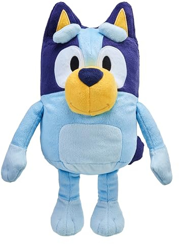 Bluey - Peluche parlante interattivo 33 cm, Canta e Dice 9 Frasi diverse