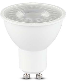 V-TAC Lampadina LED GU10 con Chip Samsung - 7,5W (Equivalenti a 70W) 610 Lumen - Faretto Led GU10 per Massima Efficienza e Risparmio Energetico - Lampadine 6500K Luce Bianca Fredda