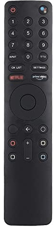 Bluetooth-röstfjärrkontroll XMRM-010 kompatibel med Xiaomi MI TV 4S, Android Smart TVs L65M5-5ASP fjärrkontroll med Google Assistant
