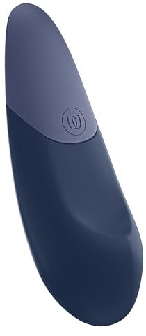 Womanizer Vibe - Vibratore Lay-on per stimolazione clitoridea - Dispositivo per il piacere a vibrazione per adulti con 10 livelli di intensità - Sex toy silenzioso per donne - Blu scuro