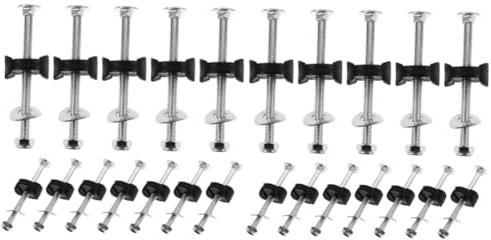 Supvox 2 Sätze Schrauben Ventil Netz Trampolin Zelt Stangen Mini -Trampolin Trampolinfeder Trampolin Federn Trampolinleiter Trampolinmatten Pole Kettensäge Bausatz Eisen 12 Stück * 2