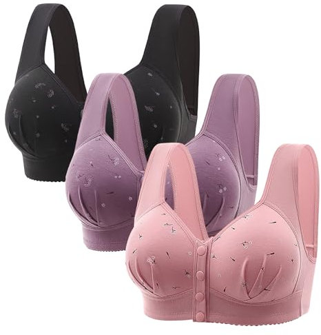 Sujetadores posquirúrgicos para mujer, brasier 28Aa para adolescentes, niñas, con inserciones de brasier grande, ropa interior deportiva ligera, café, 64