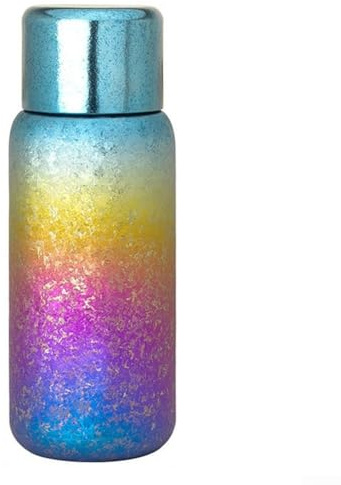 Yuanpgky Tasse de camping isotherme de 450 ml, bouteille de thé portable à double paroi pour sports de plein air, légère et résistante à l'acide avec intérieur poli pour un nettoyage facile, (coloré)