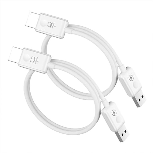 Zecamin Ricevitore HDMI senza fili, 2026 Upgrade HDMI Extender 4K 1080P, 2.4G/5G, Extender HDMI portatile Plug & Play, estensore ad ampio raggio per desktop, PC, TV Box, a TV/Monitor/Progetto