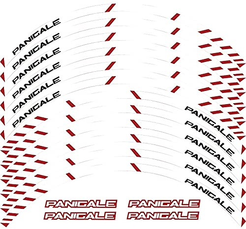 Motorcykelhjuldekaler För D&uc&ati PANIGALE 959 1199 V4 1299 899 | Förstärker det sportiga utseendet, förbättrar sikten i mörker och ger en touch av stil.(Multi-colored 20)