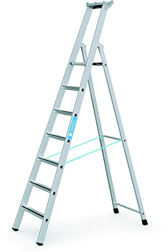Zarges 41377 Saferstep S - Escalera (7 peldaños)