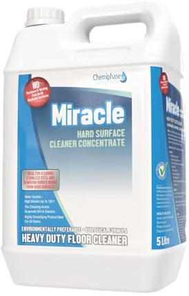 Miracle - Heavy Duty Hard Surface Cleaner, Neutral Floor Cleaner - 5 Litres