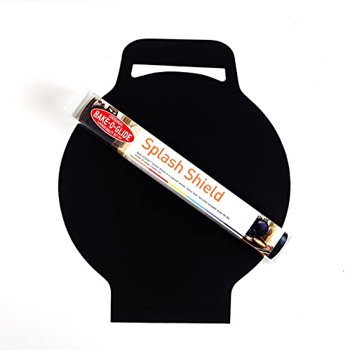 Bake-O-Glide Range Cooker Splash Shield, Woven Glass Fabric Coated in 100% PTFE, Black, 43.7 x 5.2 x 5.2 cm