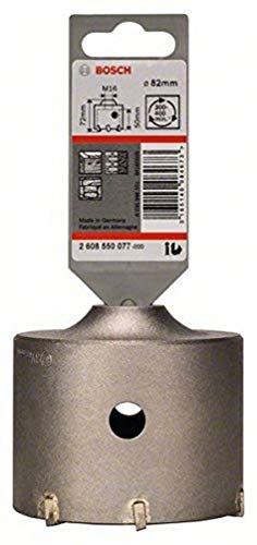 Bosch 2 608 550 077 - Corona perforadora hueca SDS-plus-9 para adaptadores hexagonales (82 x 50 x 80 mm)