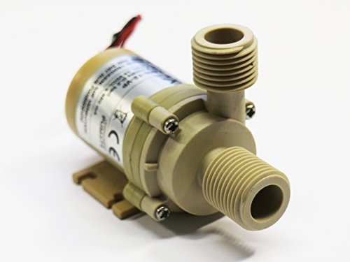 Lebensmittelechte Mini-Kreiselpumpe mit bürstenlosem Gleichstrommotor, Gehäuse:C01VP, 12VDC, 7l/min oder 2mWs