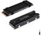 M.2 Kühlkörper für 2280 M.2 SSD, Aluminium Doppelseitiger mit 4 Silikon Wärmeleitpad passend für PC/PS5/PS5 Slim Installation, M.2 PCIe NVMe/SATA SSD, Schwarz
